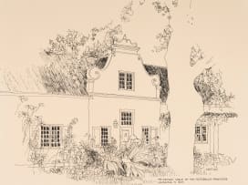 David Wheildon Oosthuizen; The Eastern Gable of the Nederburg Homestead, Completed in 1800
