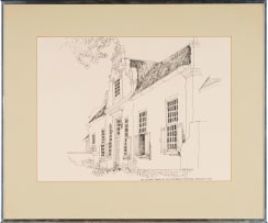 David Wheildon Oosthuizen; The Western Gable of Nederburg Homestead Completed in 1800