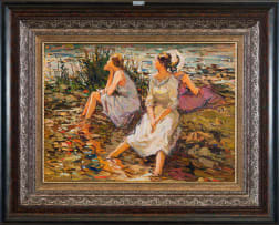 Adriaan Boshoff; Ladies at the Pond