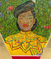 Ayanda Mabulu; Woman in Yellow and Gold