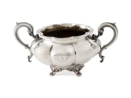 A William IV silver three-piece tea set, Samuel Hayne and Dudley Cater, London, 1836