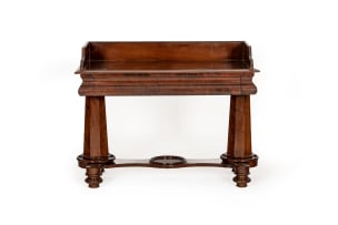Regency style mahogany console table, 19th century