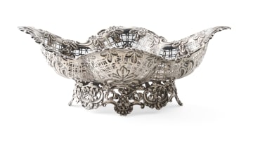 A Victorian silver basket, James Dixon & Sons Ltd, Sheffield, 1898