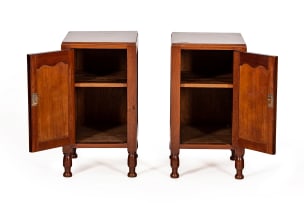 Pair of Art Deco bedside cabinets