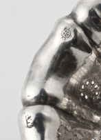 An Austro-Hungarian silver tea strainer, Micheli Peter, Austro-Hungary, 1852