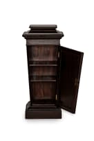 Victorian carved wooden pedestal cabinet, 19th century