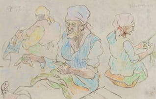 Gregoire Boonzaier; Tabakdraaiers (Tabacco Turners)