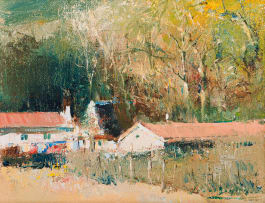 Errol Boyley; Landscape with Houses