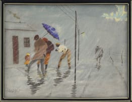 John Koenakeefe Mohl; Caught in Storm, near the Door
