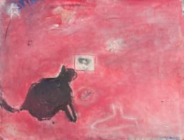 Wendy Anziska; Cats in a Pink Landscape