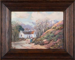 Hugo Naudé; Landscape With Cottage