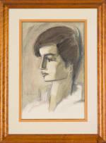 Carl Büchner; Profile of a Boy