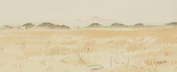 Walter Westbrook; Landscape with Distant Mountains