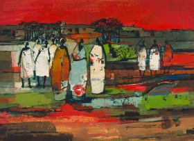 Jan Dingemans; Women in a Landscape