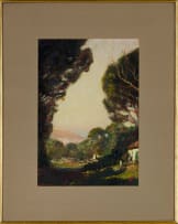 Edward Roworth; Cape Landscape with Trees and Figures