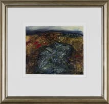 Lynette ten Krooden; Abstract Landscape in Gold and Silver