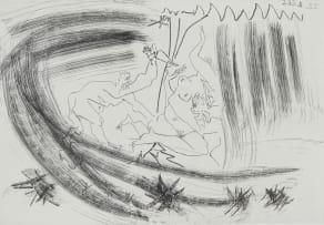 Pablo Picasso; Au Théâtre: Meurtre (Murder at the Theater)