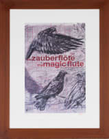 William Kentridge; The Magic Flute, Poster