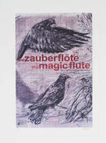 William Kentridge; The Magic Flute, Poster