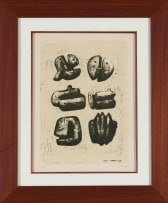 Henry Moore; Six Stone Figures