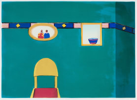 Sam Nhlengethwa; Homage to Esther Mahlangu