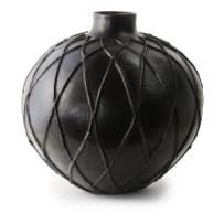 Penny Gumbi (1962- ); Uphiso, Zulu beer vessel with netted decoration