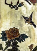 Chinese six-panel reversible folding screen, 20th century