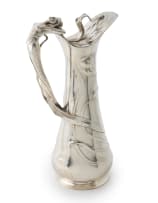 An Art Nouveau electroplated ewer, WMF, Germany, c.1886-1903