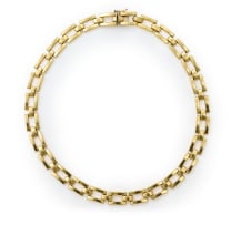 Square-link necklace