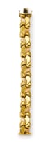 Tri-tone gold bracelet