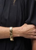 Tri-tone gold bracelet