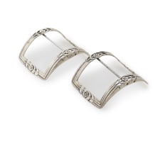 A pair of William IV silver buckles, John Schofield, London, 1833