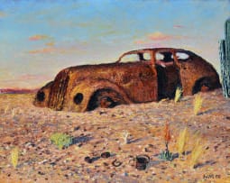 Walter Meyer; Abandoned Car, Namib Desert