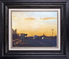 Walter Meyer; Highway at Sunset