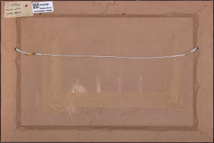 Adriaan Boshoff; Street Scene with Three Figures