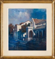 Errol Boyley; Street Scene at Dusk