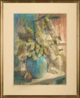 Alexander Rose-Innes; Still Life with Turquoise Vase