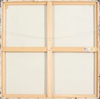 Gavin Rain; Abstract Portrait in Orange and Yellow