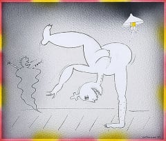 Norman Catherine; Figure Doing a Cartwheel
