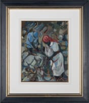 Audrey Fourie; Gathering Seaweed, Onrus