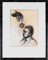 Christiaan Diedericks; Untitled (Figure, Hand and Heart II)