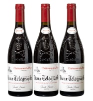 Vieux Télégraphe; Châteauneuf-du-Pape; 2015; 3 (1 x 3); 750ml
