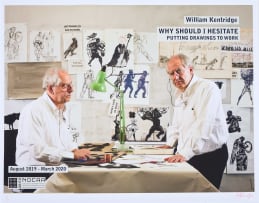 William Kentridge; Why Should I Hesitate: Putting Drawings to Work, exhibition poster III