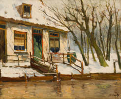 Jan Harm Weijns; Winter om Rotterdam (Winter in Rotterdam)