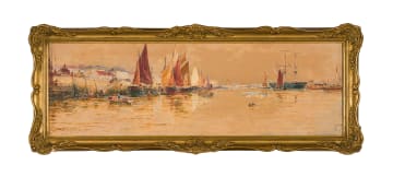 Thomas Bush Hardy; Boulogne Harbour