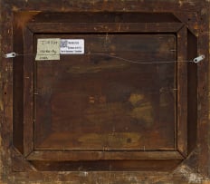 Continental School, 18th Century; Town Scene with Figures