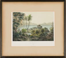 Baerentzen & Co; A Set of Six Lithographs Illustrating the Danish West Indies, six