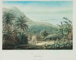 Baerentzen & Co; A Set of Six Lithographs Illustrating the Danish West Indies, six