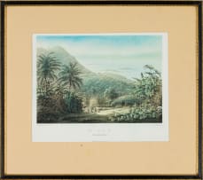 Baerentzen & Co; A Set of Six Lithographs Illustrating the Danish West Indies, six