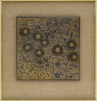 Esias Bosch; Tile with floral motif